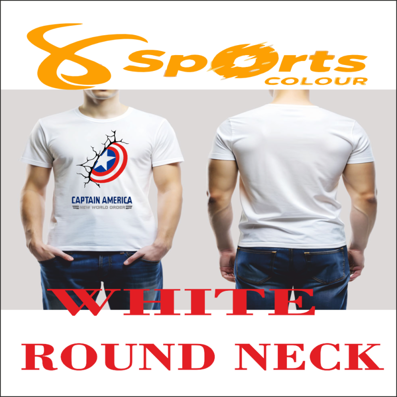 SPORTS COLOUR T SHIRT GRAPHIC PRINT