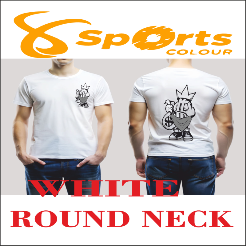 SPORTS COLOUR T SHIRT GRAPHIC PRINT