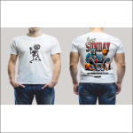 Sports Colour Graphic Design T-Shirt