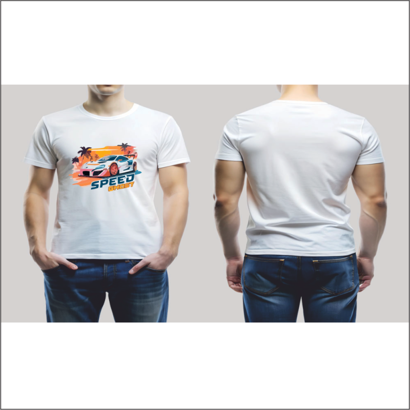 Sports Colour Graphic Design T-Shirt
