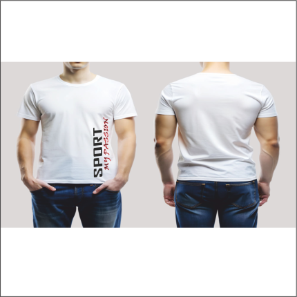 Sports Colour Graphic Design T-Shirt