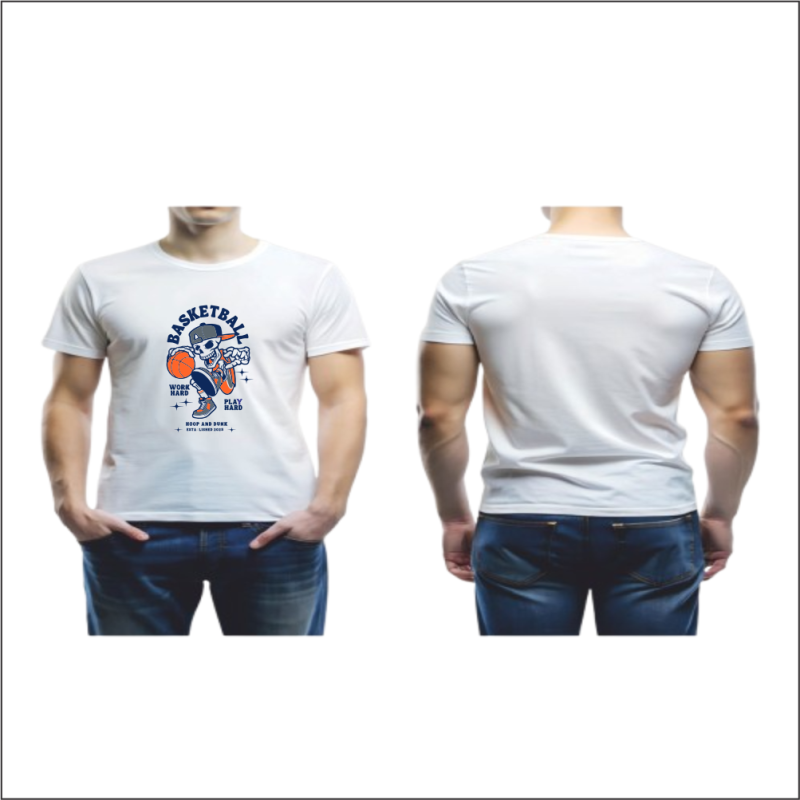 Sports Colour Graphic Design T-Shirt